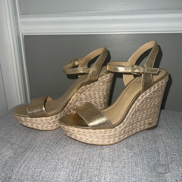 Michael Kors Jill Espadrille Wedges - Picture 1 of 3